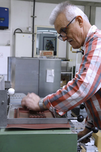 Mustererstellung an der Tiefziehmaschine