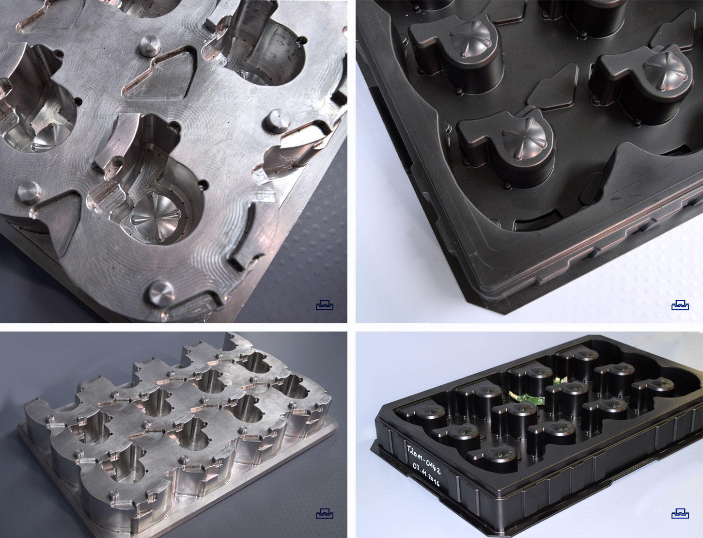 Transparentes Klappblister